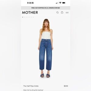 Mother Half-pipe Ankle Jeans